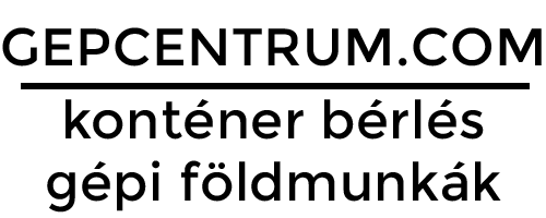 Konténerbérlés és Gépi földmunka